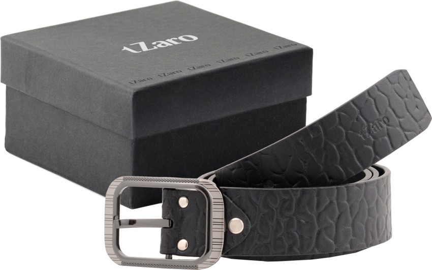 Buy tZaro Pure Leather Men's Formal Belt (Black) at