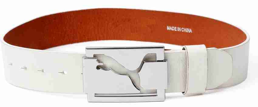 PUMA Men White Belt White Price in India Flipkart
