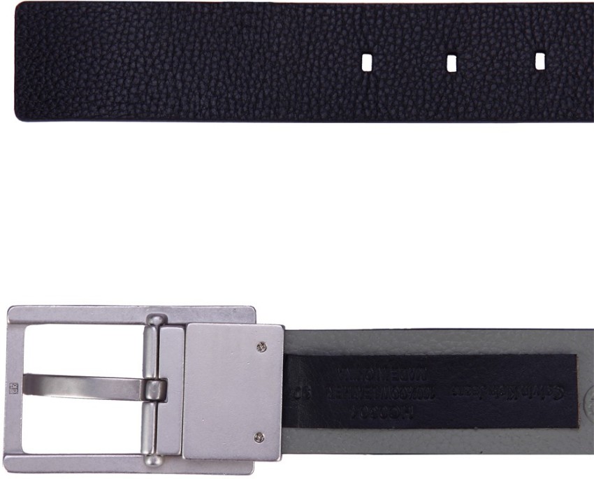 Calvin Klein Men's Monogram Reversible Belt - Black - L