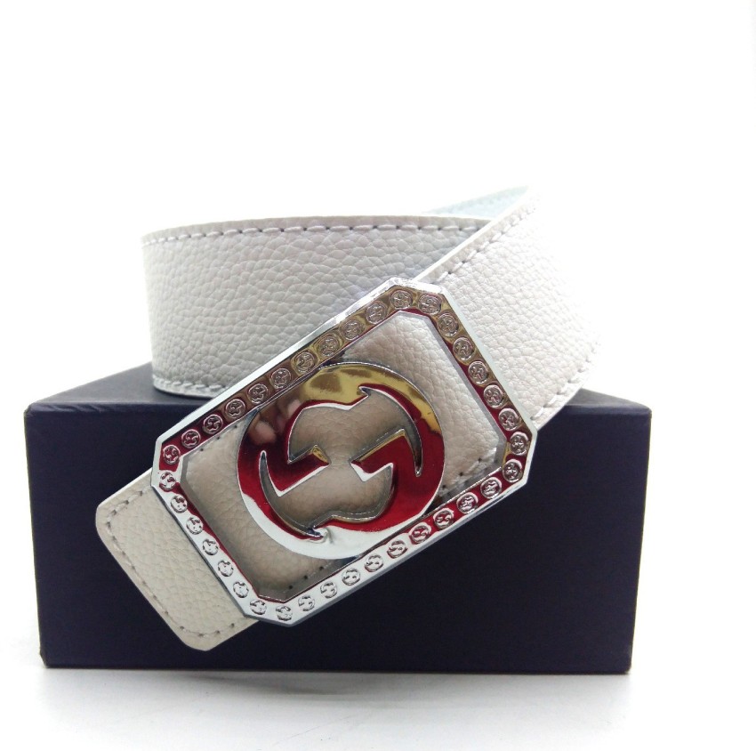 white gucci belt for men