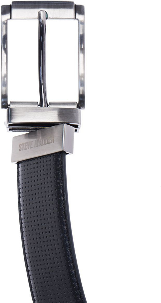 STEVE MADDEN Men Casual Genuine Leather Belt BLACK BROWN Price