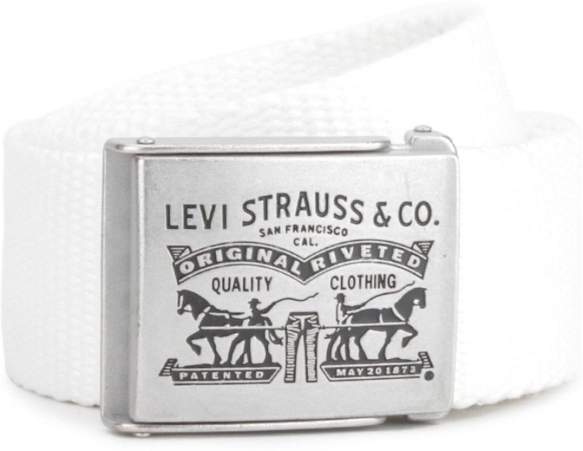 Levis canvas deals belt