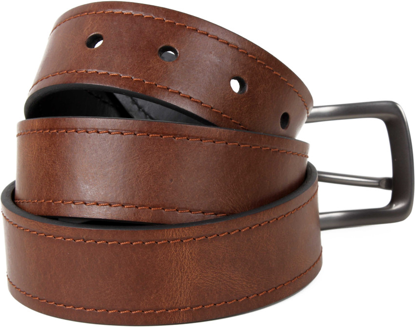 FOSSIL Men Casual Brown Genuine Leather Belt Brown Price in India Flipkart