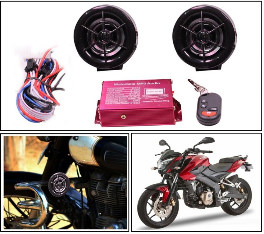 Universal Motorcycle Bike Anti-Theft Alarm Wireless Remote Control