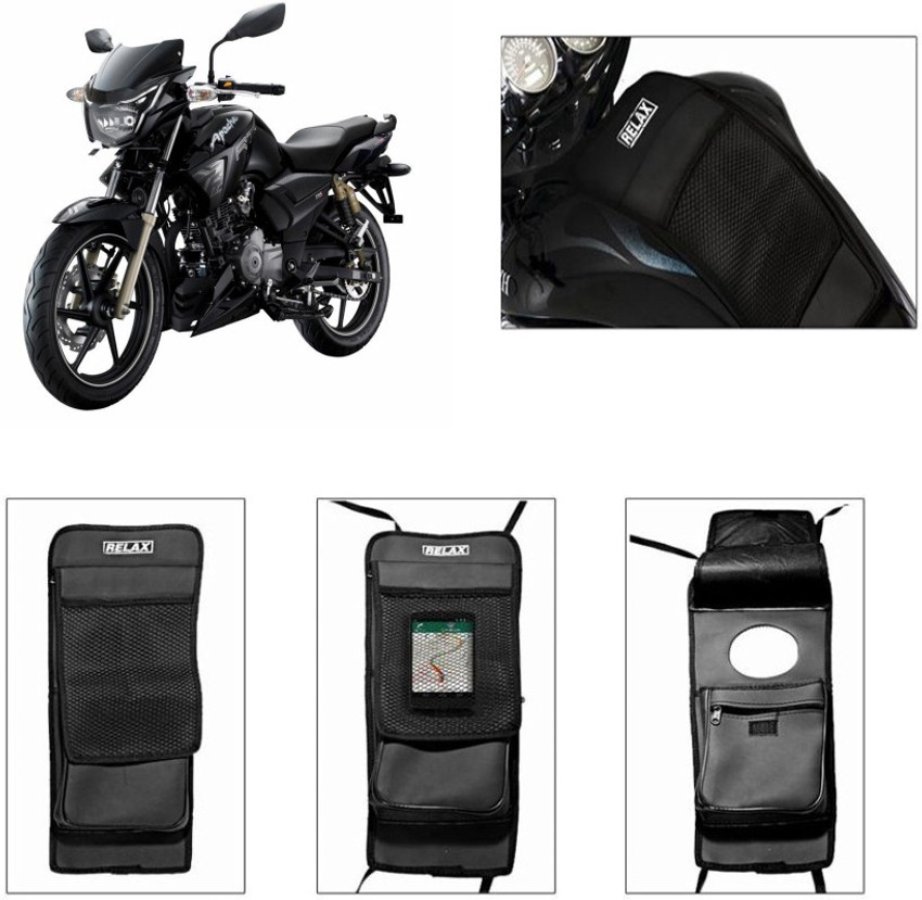 CapeShoppers CS001742 Strap TVS Apache RTR 160 Bike Tank Cover