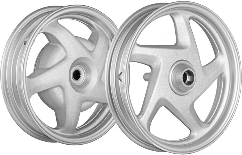 Tvs wego rear alloy wheel price new arrivals