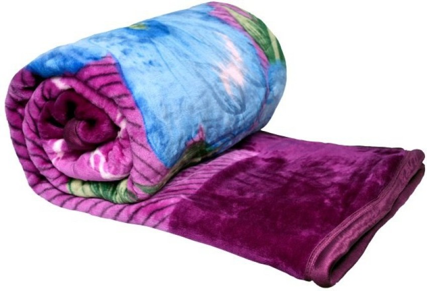 Shital Pride Floral Double Mink Blanket for Mild Winter Buy