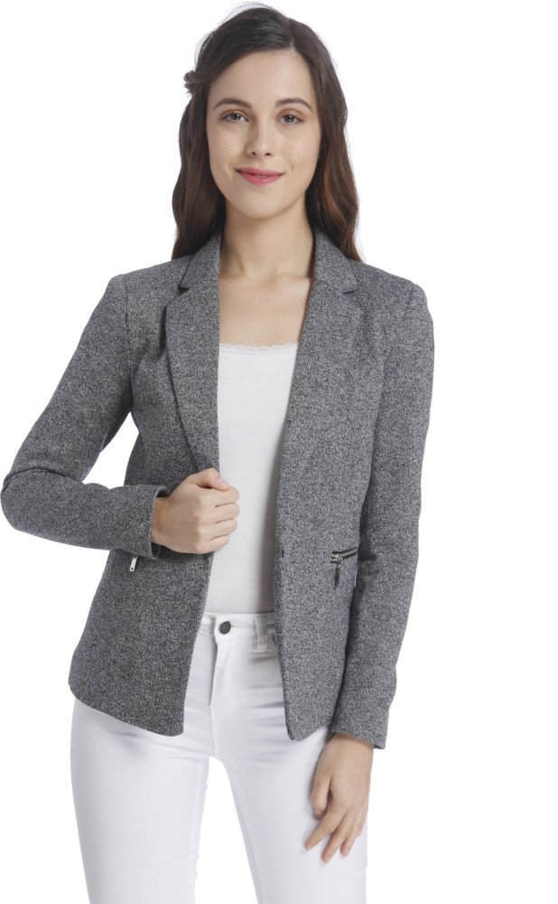 Dark grey hot sale womens blazer