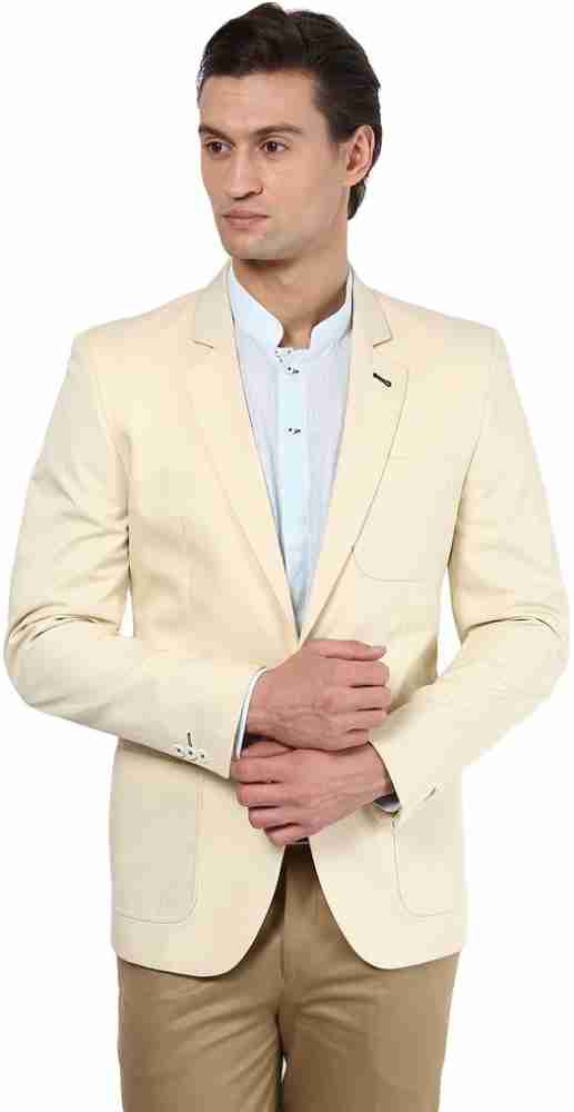 Cream blazer hotsell with white shirt