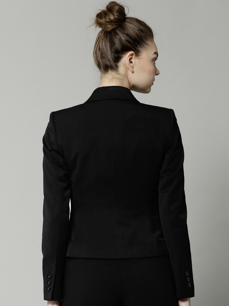 Marks and spencer ladies black blazer best sale