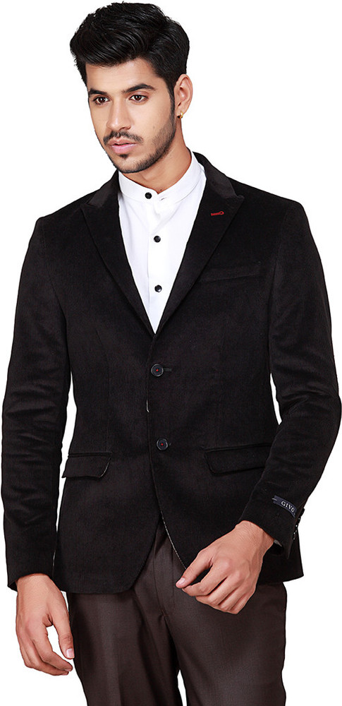 GIVO Solid Mandarin Formal Men Blazer Buy Black GIVO Solid Mandarin Formal Men Blazer Online at Best Prices in India Flipkart