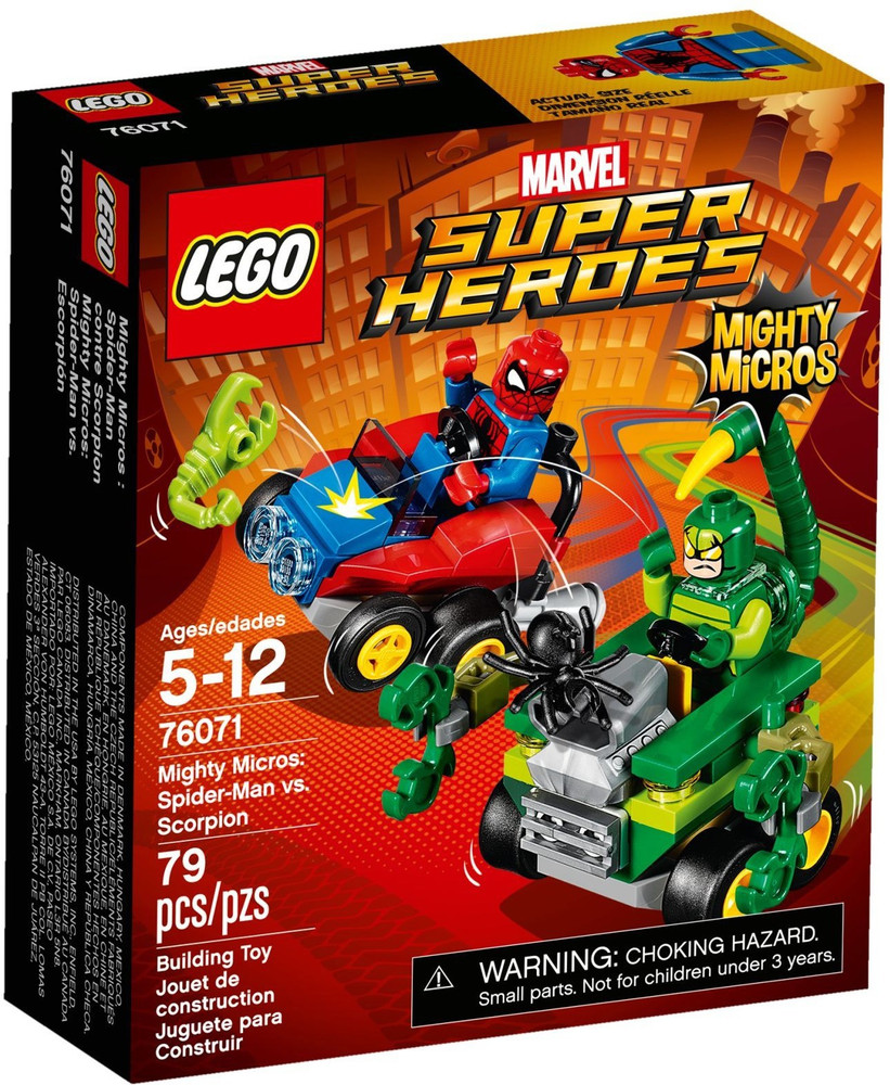 LEGO Mighty Micros Spider Man vs Scorpion Mighty Micros Spider Man vs Scorpion Buy Super Heroes toys in India. shop for LEGO products in India. Flipkart