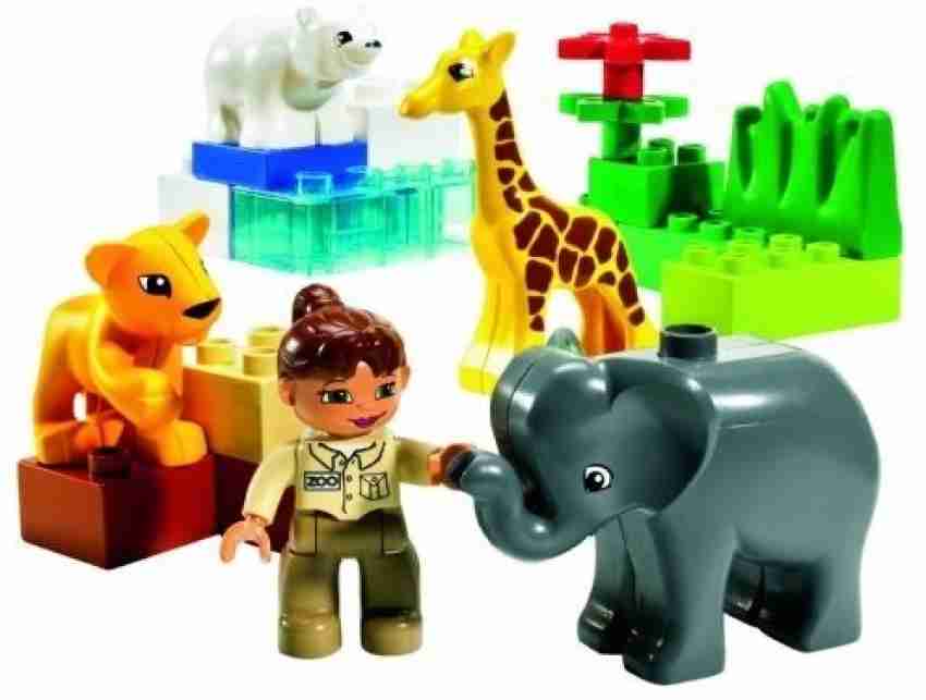 LEGO 18-Piece Set Includes Animals Zoo Keeper And Large Building