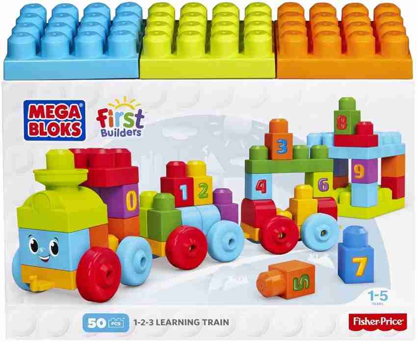 Mega Bloks Builders 123 Learning Train Multi Color Builders 123