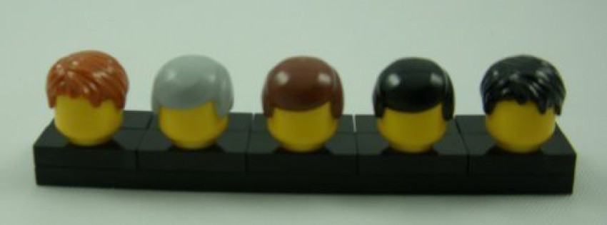 Lego hair pieces discount male