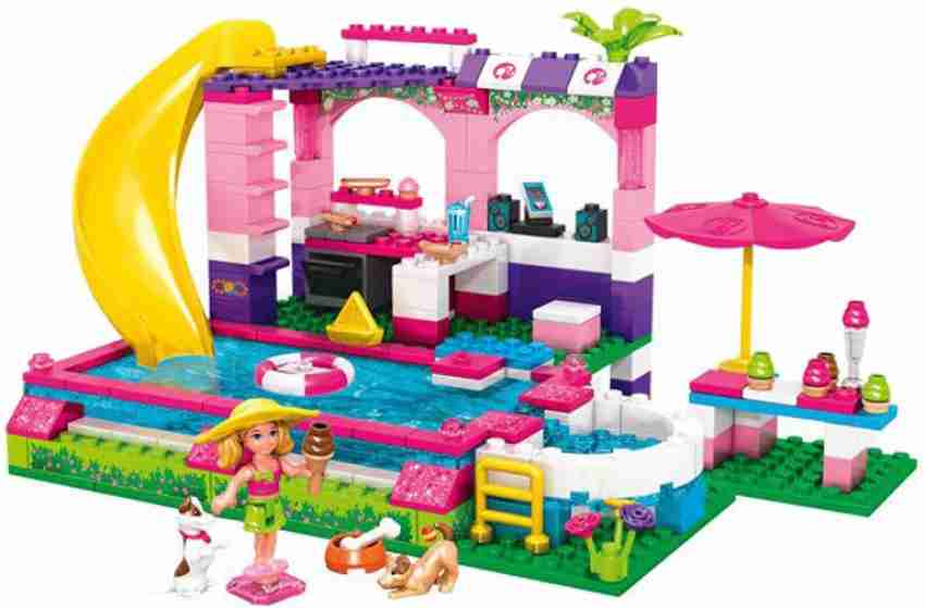 Mega bloks barbie store pool party