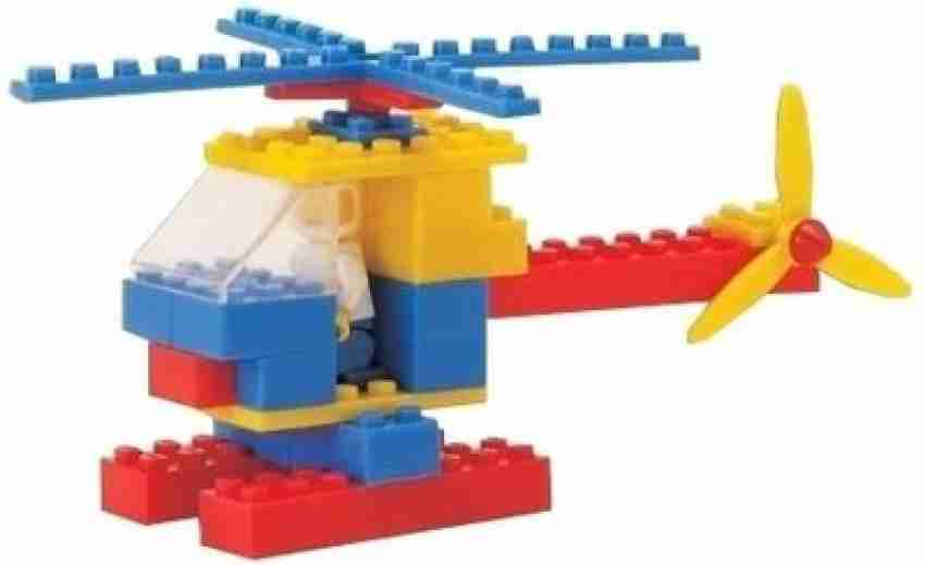 Peacock Toys & Games Peacock Helicopter Set - Premium Interlocking Blocks -  Peacock Helicopter Set - Premium Interlocking Blocks . Buy AEROPLANE &  HELICOPTER toys in India. shop for Peacock Toys 