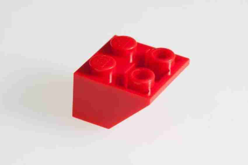 Factory Fresh Bulk Bricks 100X Lego Red 2X2 45 Inv Roof Tiles