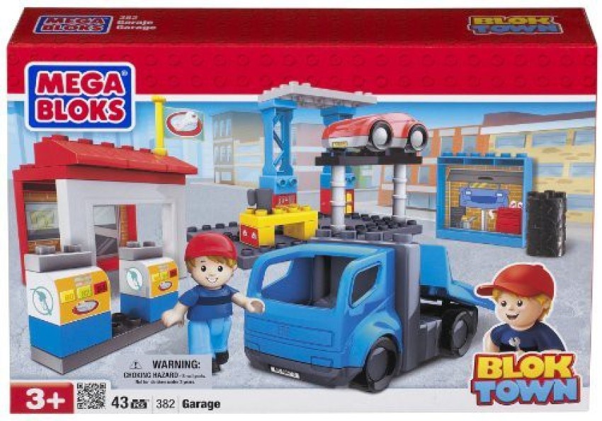 Mega bloks store car garage