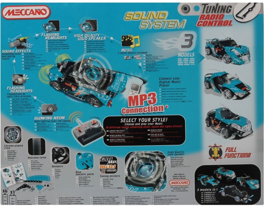 Meccano tuning sales radio control