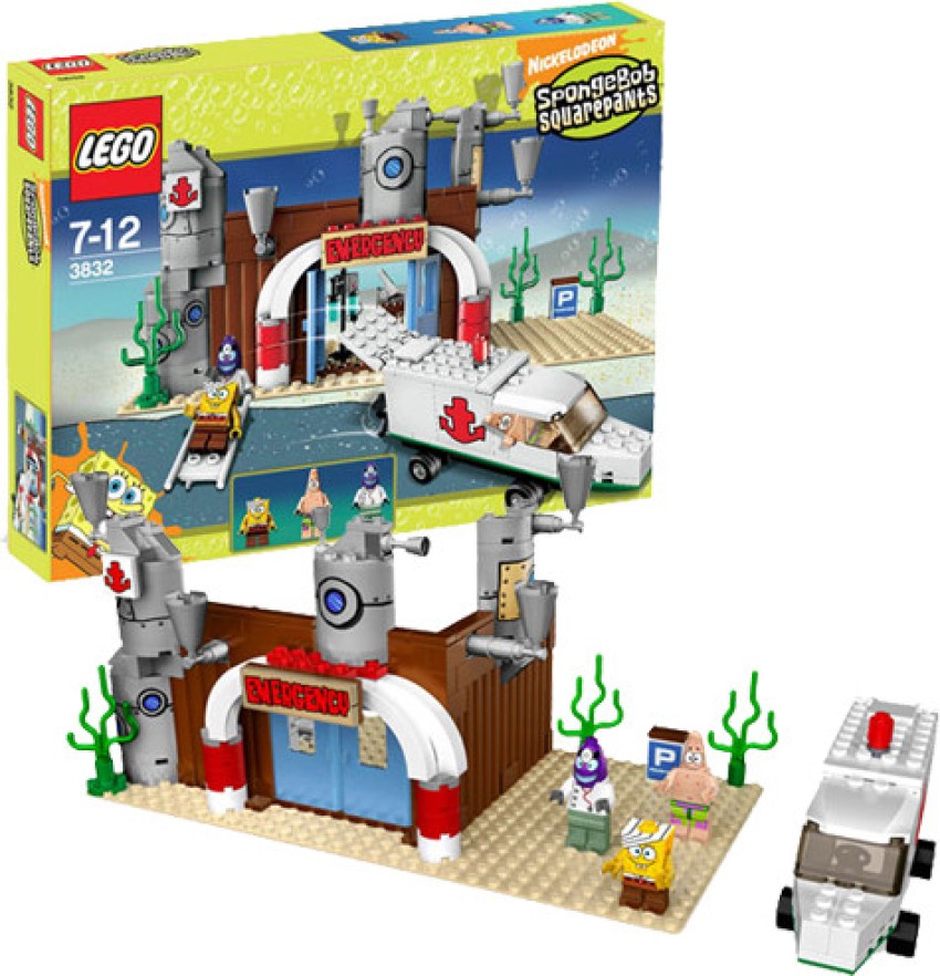 LEGO 3832 SpongeBob Squarepants The Emergency Room 3832 SpongeBob Squarepants The Emergency Room shop for LEGO products in India. Toys for 7 14 Years Kids. Flipkart