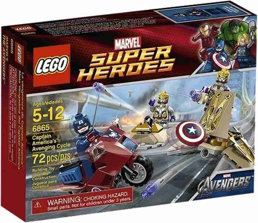 Lego moto store capitan america