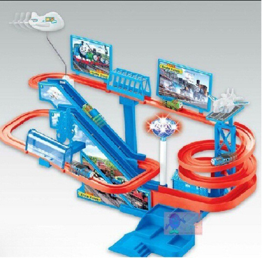 Powerpak Thomas Friends Racing Track for Train with Music Sound Led Light Toy for Kids age 3 A333 79 Thomas Friends Racing Track for Train with Music Sound Led Light