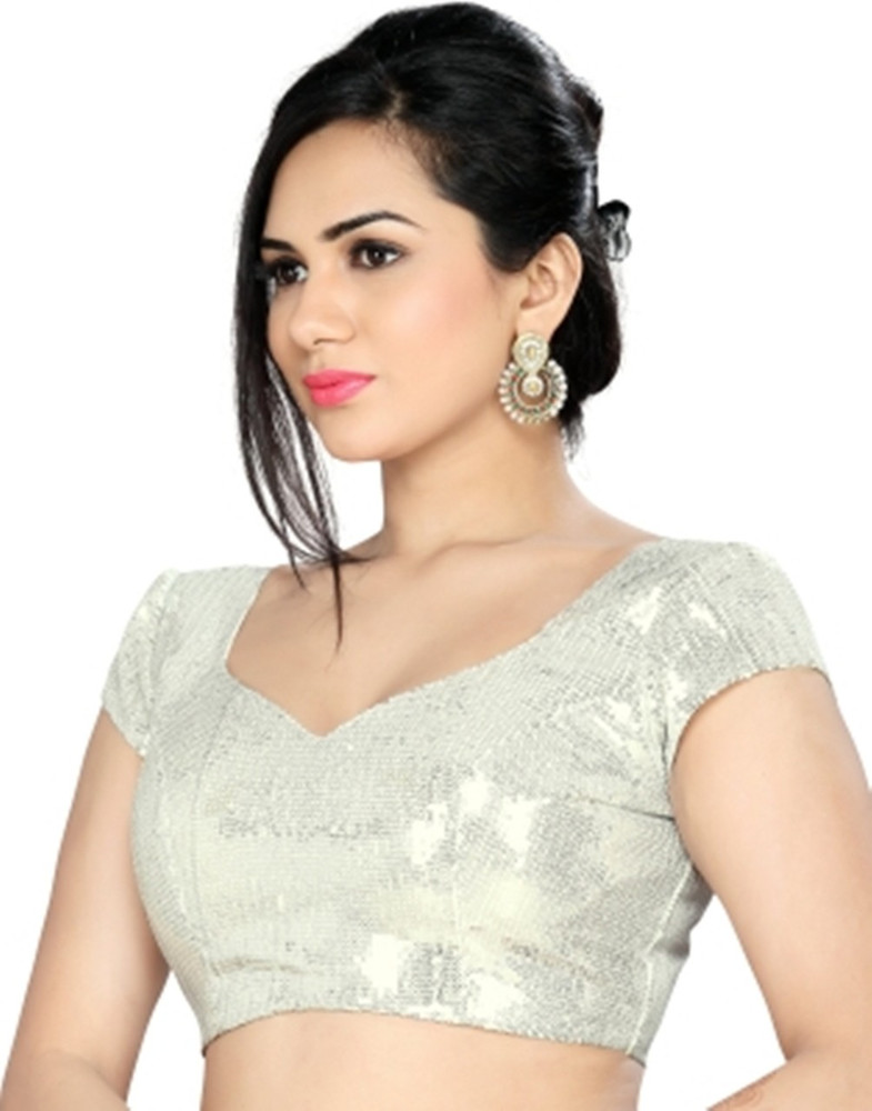 flipkart silver blouse