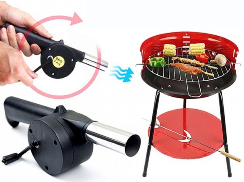 Hand Crank Blowers BBQ Manual Fan Air Blower Cooking Barbecue Fire Bellows  Tools