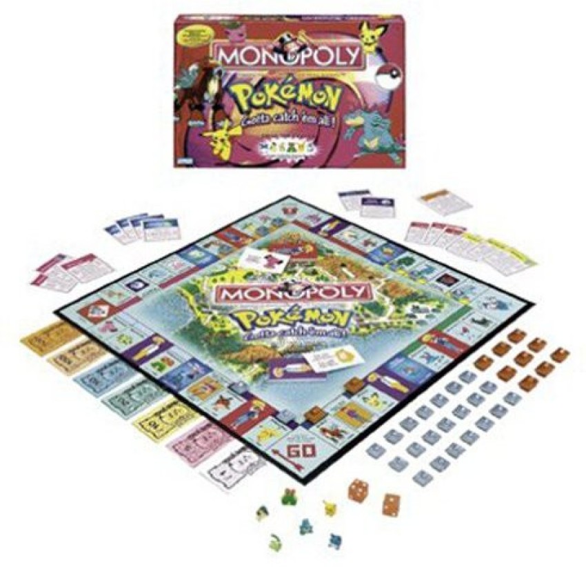 Monopoly Pokemon Edition Money & Assets Games Board Game - Pokemon