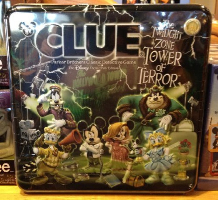 Disney tower of terror 2024 clue boardgame