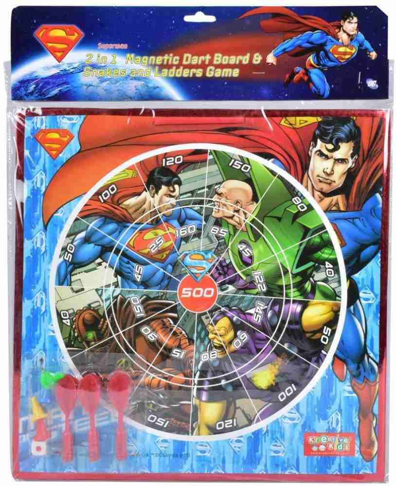 Kreative Kids Superman-Dart Board Dart Board Board Game - Superman