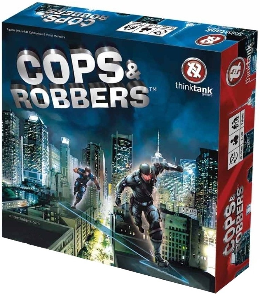 Think Tank Games Cops & Robbers Strategy & War Games Board Game - Cops &  Robbers . shop for Think Tank Games products in India. Toys for 8 - 15  Years Kids. | Flipkart.com