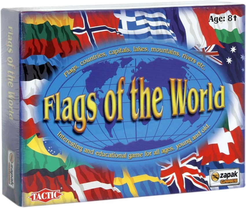 Tactic Flags of The World Family Card Game - Educational & Fun - Play &  Learn About Flags, Nations & Geography