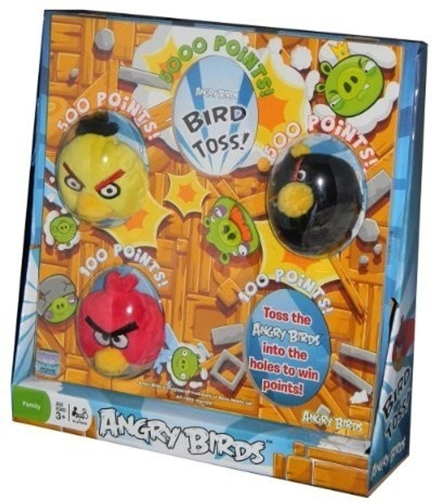 Cardinal Industries Angry Birds Bird Toss Party Fun Games Board