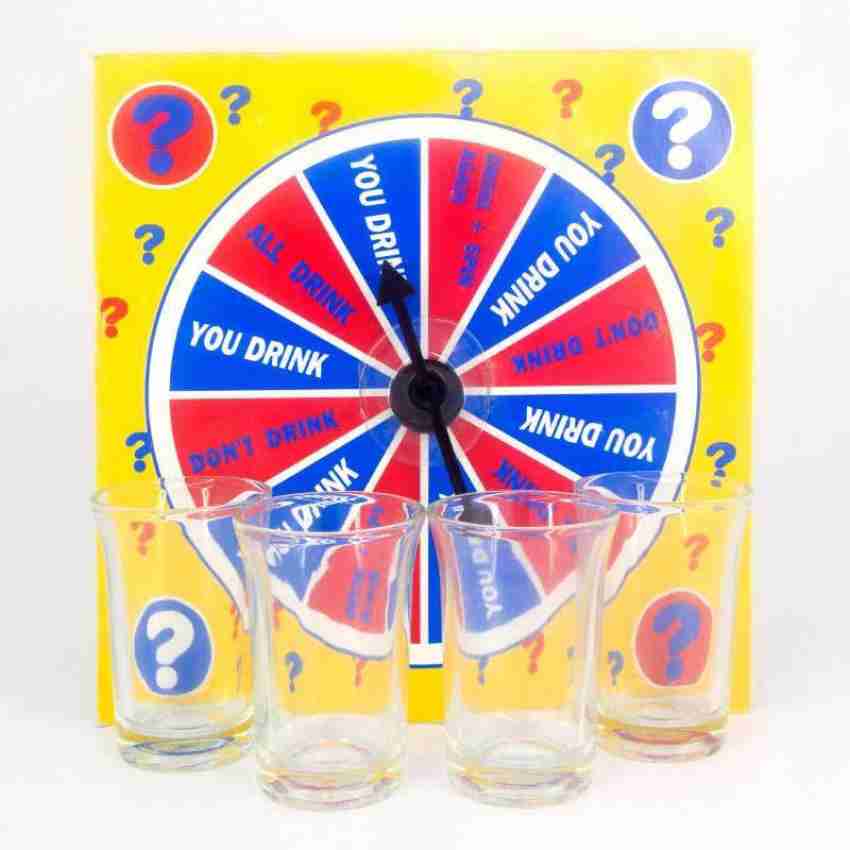 Hey Play Spin-the-Shot-Glass Drinking Game Board Game Accessories Board  Game - Spin-the-Shot-Glass Drinking Game . shop for Hey Play products in  India.