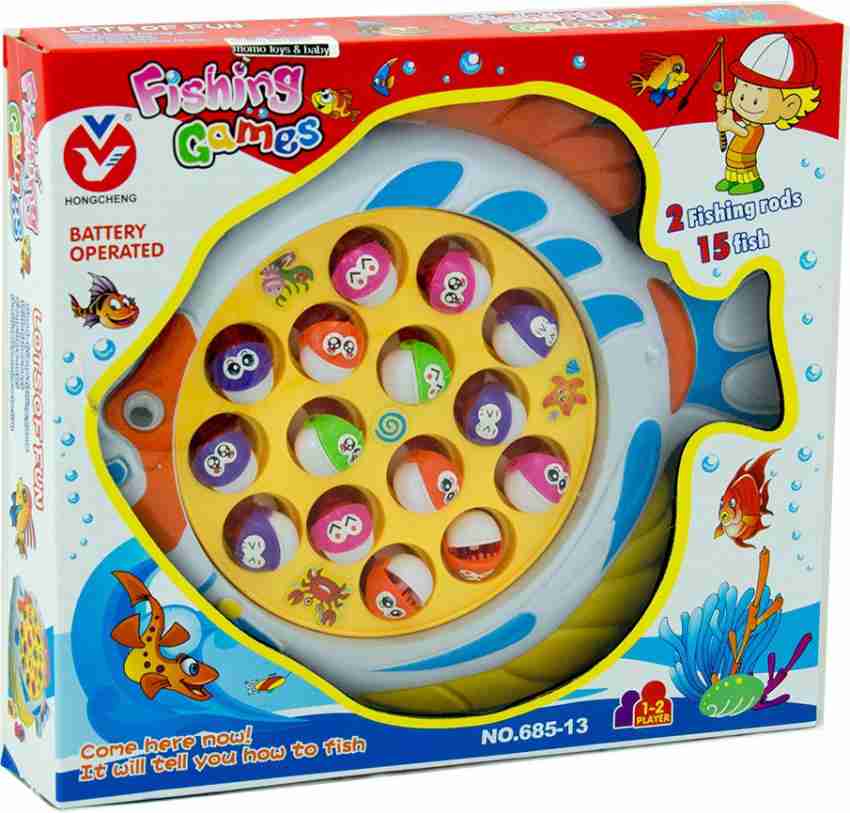 Lavidi Lets Go fishing Magnetic fishing Game for kids Indoor Sports