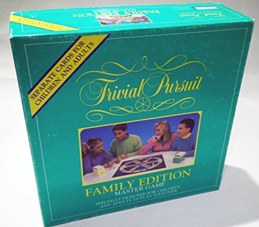 Trivial Pursuit Family Edition Master Game SEPARATE CARDS FOR KIDS & ADULTS  NEW
