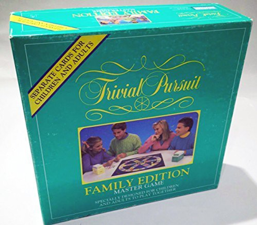 Trivial Pursuit Family Edition Master Game SEPARATE CARDS FOR KIDS & ADULTS  NEW