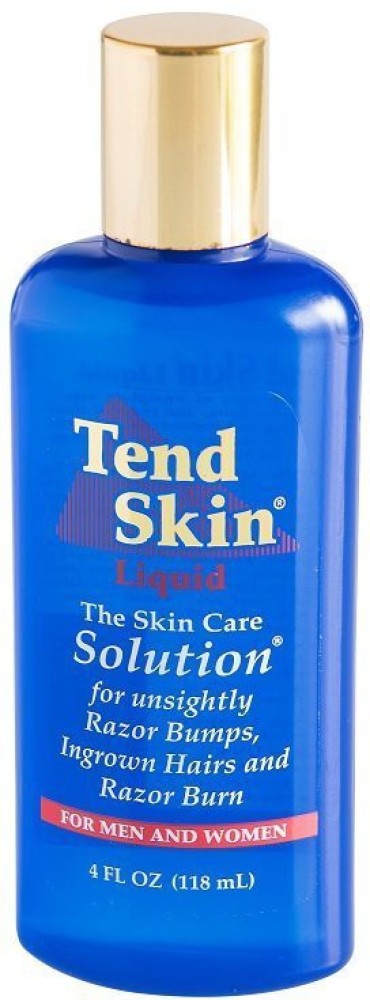 Tend Skin Womens AfterShave/Post Waxing Solution for Ingrown Hair, Razor  Bumps and Burns, 4 ounce, Blue