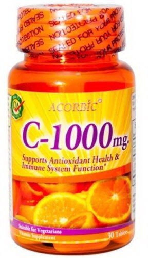 Acorbic Vitamin C 1000 mg. Skin Whitening Antioxidant Immune