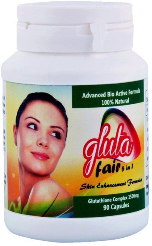 Gluta Gluta fair 5 in 1 Skin Whitening Capsules Glutathione