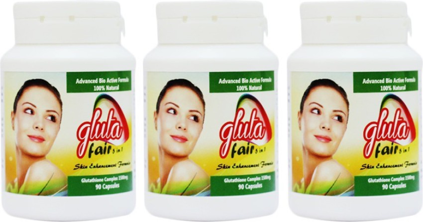 Gluta Gluta fair 5 in 1 Skin Whitening Capsules Glutathione