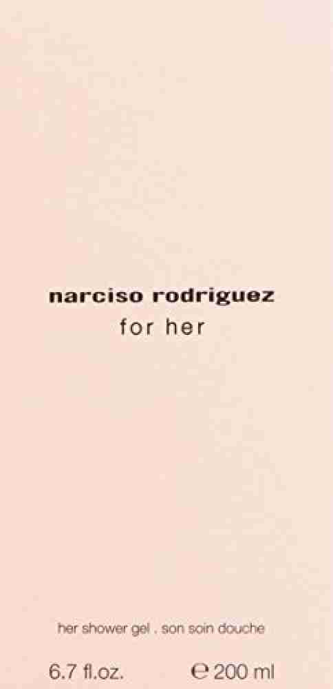 Narciso rodriguez for her best sale shower gel