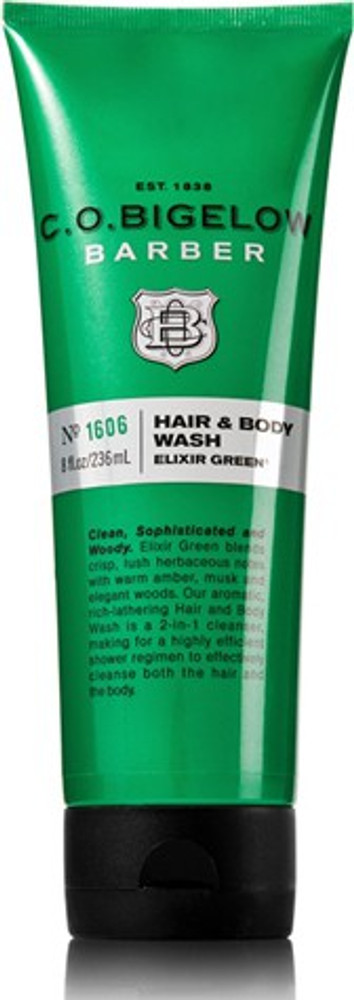 C.O. Bigelow Duschgel & Shampoo 2-in-1 Für Männer – Elixir White, 236 Ml