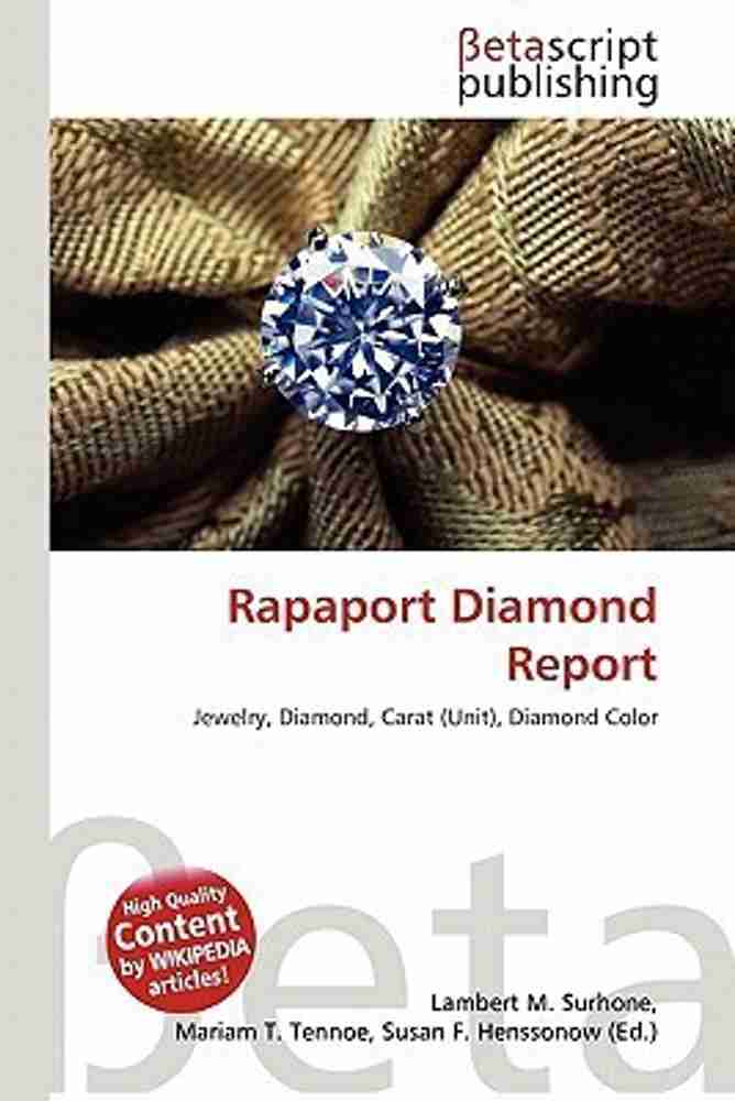 Free rapaport top diamond report 2018