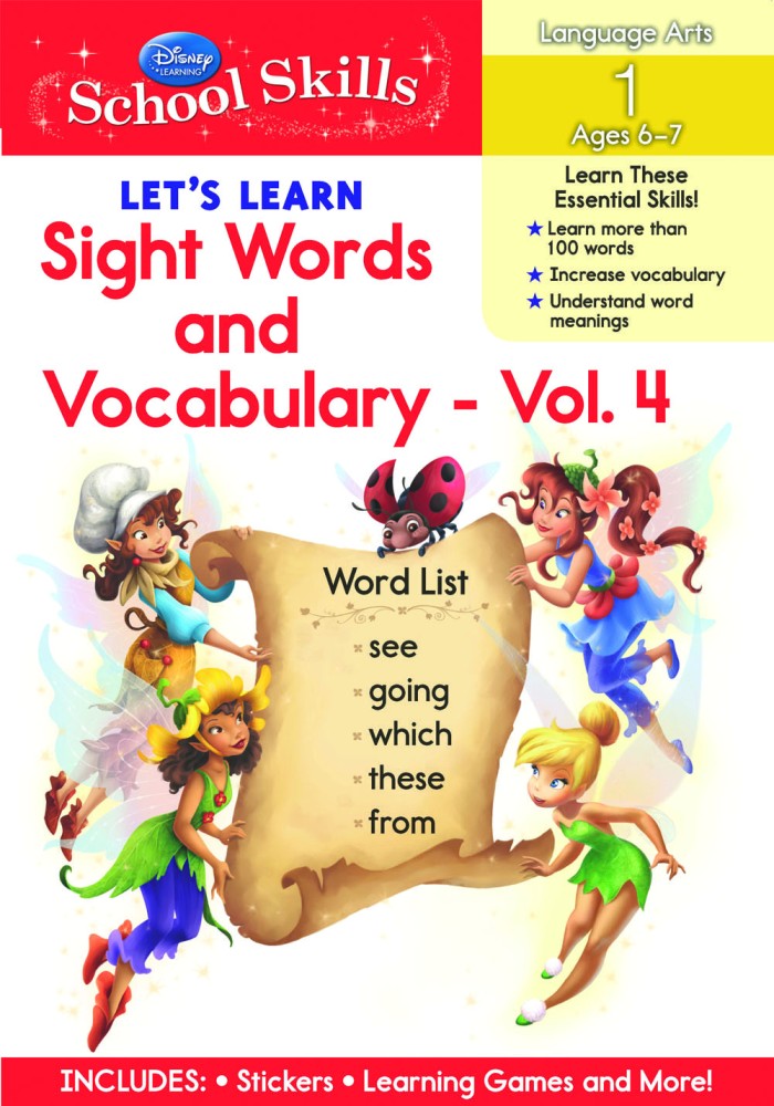 School Skills - Let's Learn Sight Words and Vocabulary Vol 4: Buy