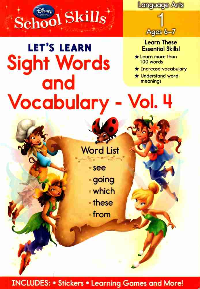 School Skills - Let's Learn Sight Words and Vocabulary Vol 4: Buy