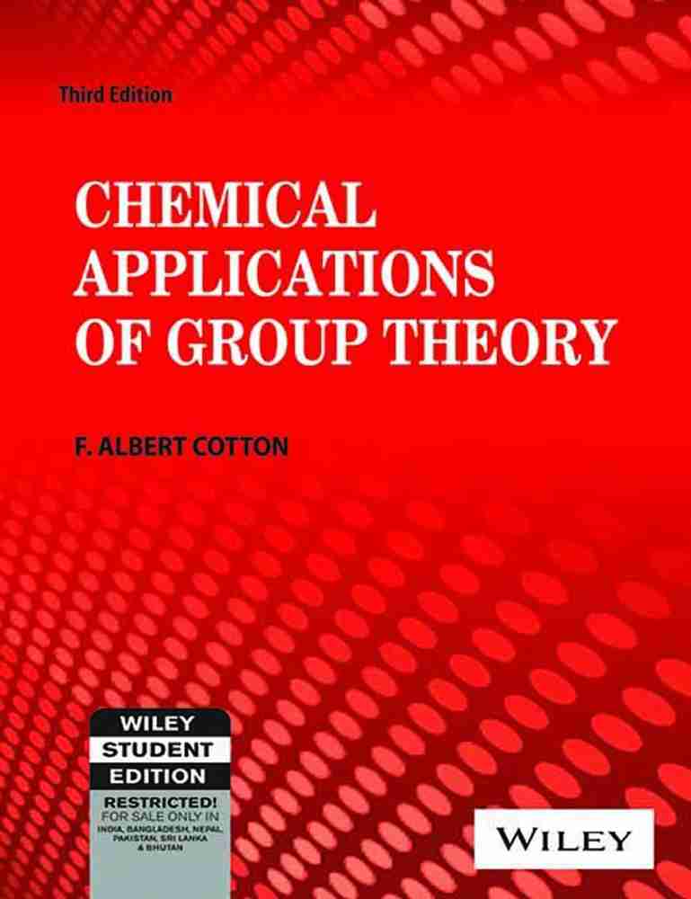 Chemical Applications of Group Theory: Buy Chemical