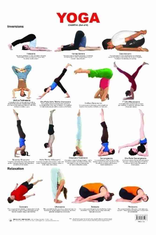 Buy Yoga Chart - 6 by unknown at Low Price in India